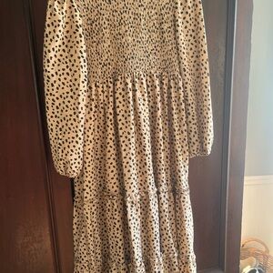 Simply Southern Tan and Black Casual Dress